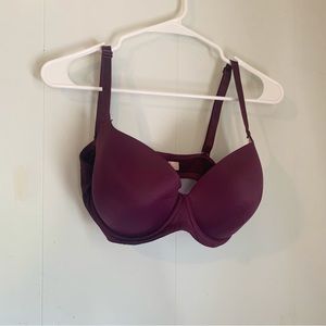 PINK Victoria’s Secret Plum, Purple Padded Bra size 36DD, Removable straps